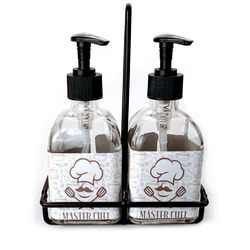 Master Chef Glass Soap & Lotion Bottles (Personalized)