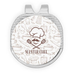 Master Chef Golf Ball Marker - Hat Clip - Silver