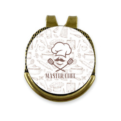 Master Chef Golf Ball Marker - Hat Clip - Gold