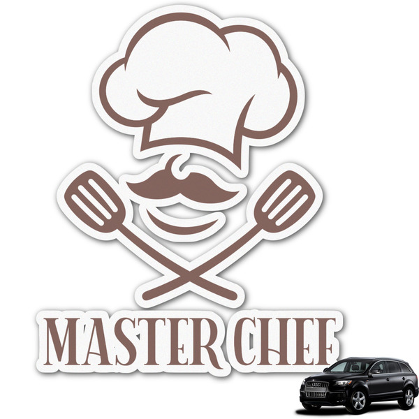 Custom Master Chef Graphic Car Decal (Personalized)