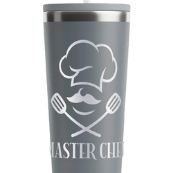 Master Chef RTIC Everyday Tumbler with Straw - 28oz - Grey - Single-Sided (Personalized)