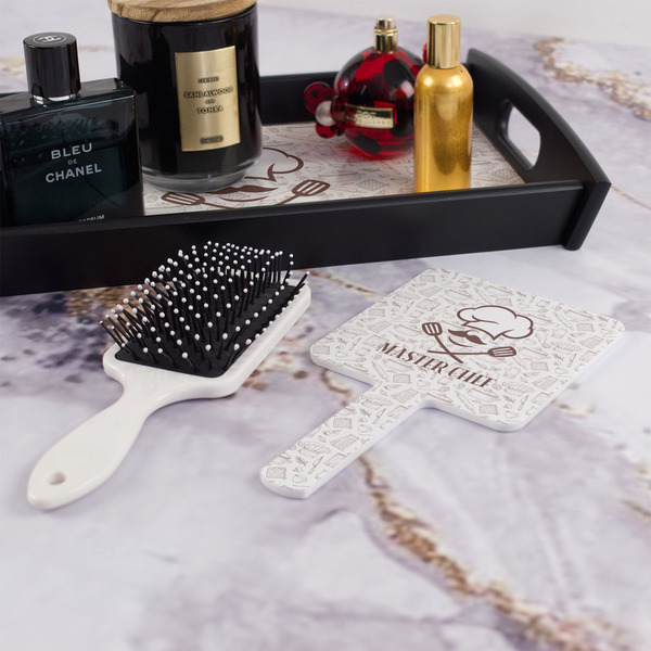 Master Chef Hand Mirror - With Hair Brush