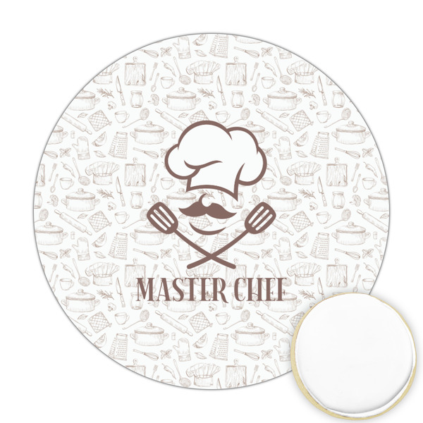 Custom Master Chef Printed Cookie Topper - 2.5" (Personalized)