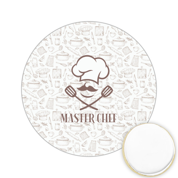 Custom Master Chef Printed Cookie Topper - 2.15" (Personalized)