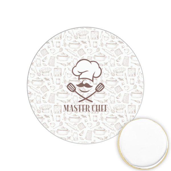 Custom Master Chef Printed Cookie Topper - 1.25" (Personalized)