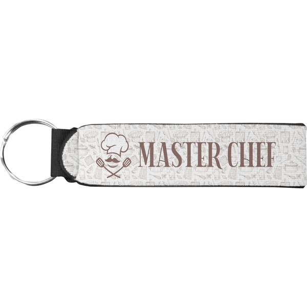 Custom Master Chef Neoprene Keychain Fob (Personalized)