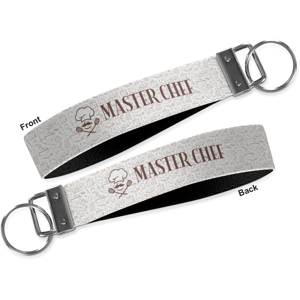 Master Chef Key-chain - Metal and Nylon - Front and Back