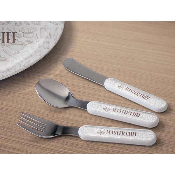 Master Chef Kids Flatware w/ Plate
