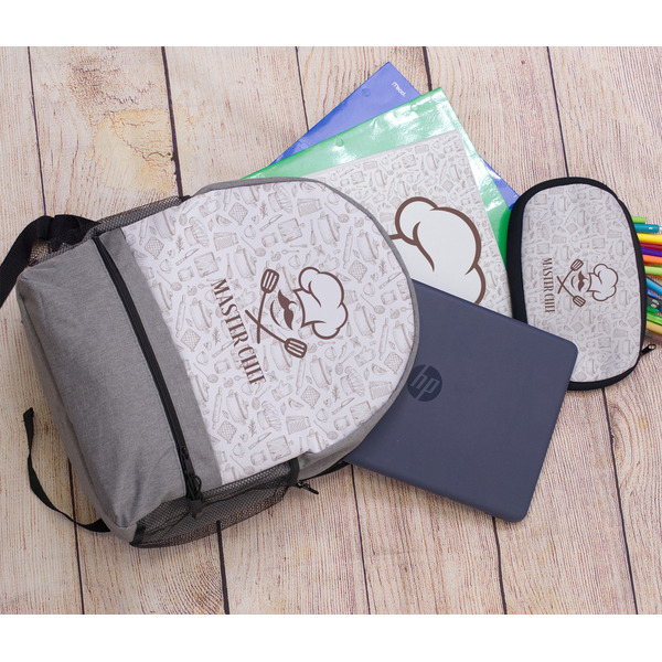 Master Chef Large Backpack - Gray - With Stuff