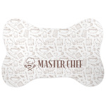 Master Chef Bone Shaped Dog Food Mat (Large) (Personalized)