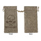 Master Chef Large Burlap Gift Bags - Front Approval
