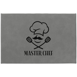 Master Chef Large Gift Box w/ Engraved Leather Lid (Personalized)