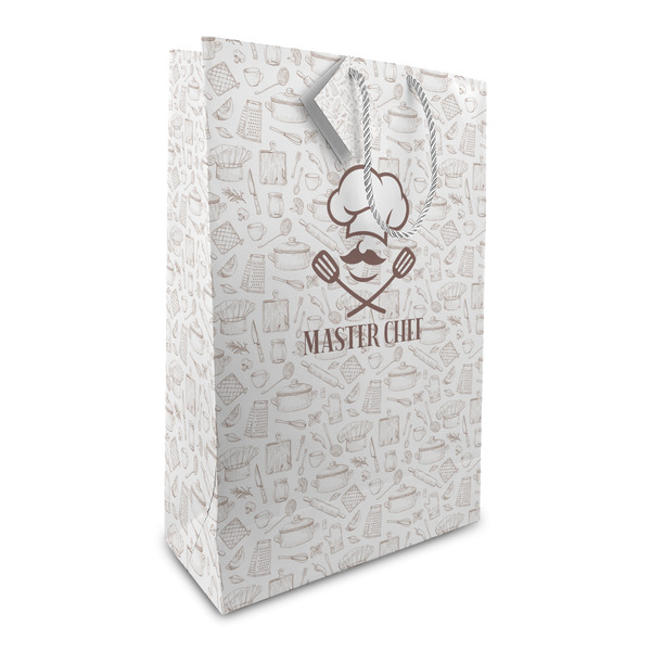 Custom Master Chef Large Gift Bag (Personalized)
