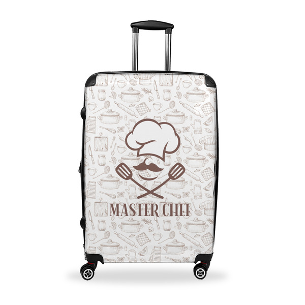 Custom Master Chef Suitcase - 28" Large - Checked w/ Name or Text