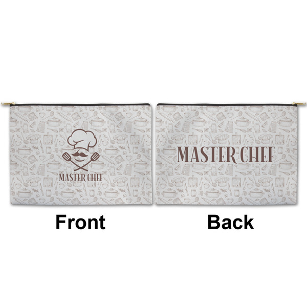 Master Chef Large Zipper Pouch Approval (Front and Back)