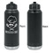 Master Chef Laser Engraved Water Bottles - Front Engraving - Front & Back View