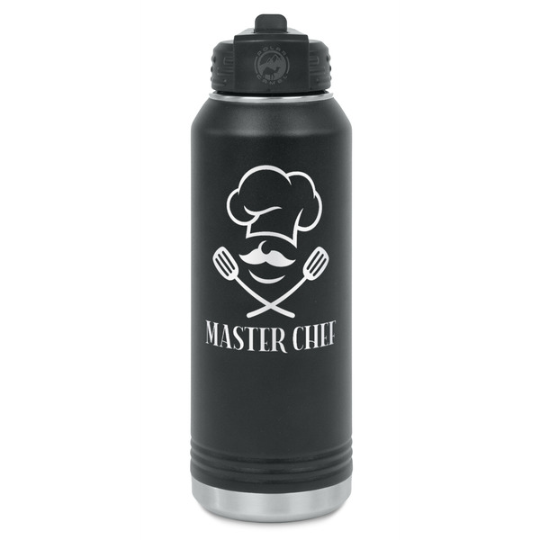 Custom Master Chef Water Bottles - Laser Engraved (Personalized)