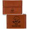 Master Chef Leather Business Card Holder - Front Back