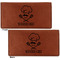 Master Chef Leather Checkbook Holder Front and Back