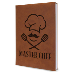 Master Chef Leather Sketchbook - Large - Double Sided (Personalized)