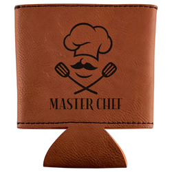 Master Chef Leatherette Can Sleeve (Personalized)