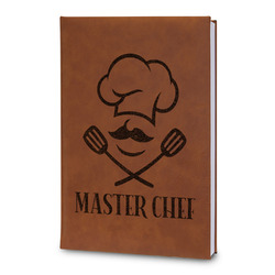 Master Chef Leatherette Journal - Large - Double Sided (Personalized)