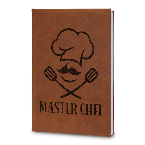 Custom Master Chef Leatherette Journal - Large - Double Sided (Personalized)