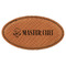 Master Chef Leatherette Oval Name Badges with Magnet - Main