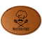 Master Chef Faux Leather Iron On Patch - Oval (Personalized)