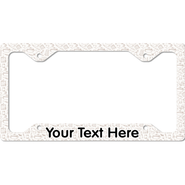 Custom Master Chef License Plate Frame - Style C (Personalized)