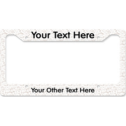 Master Chef License Plate Frame - Style B (Personalized)