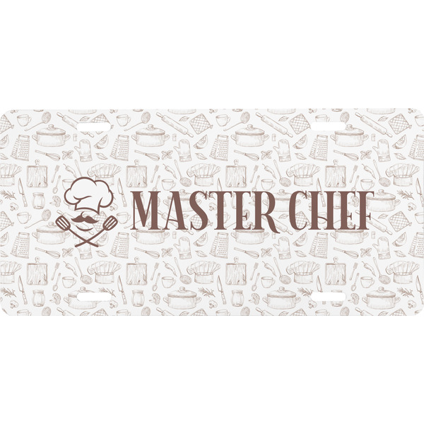 Custom Master Chef Front License Plate (Personalized)