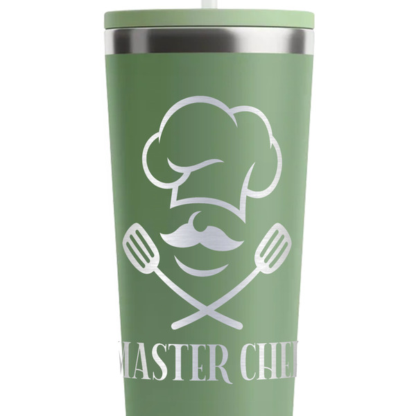 Master Chef Light Green RTIC Everyday Tumbler - 28 oz. - Close Up