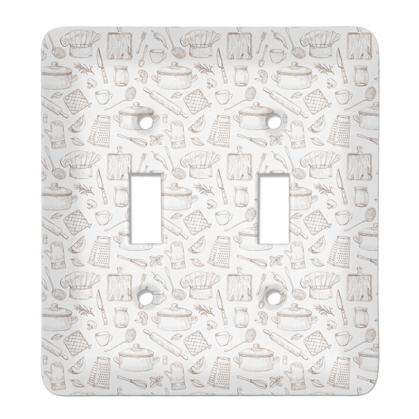 Custom Master Chef Light Switch Cover (2 Toggle Plate)