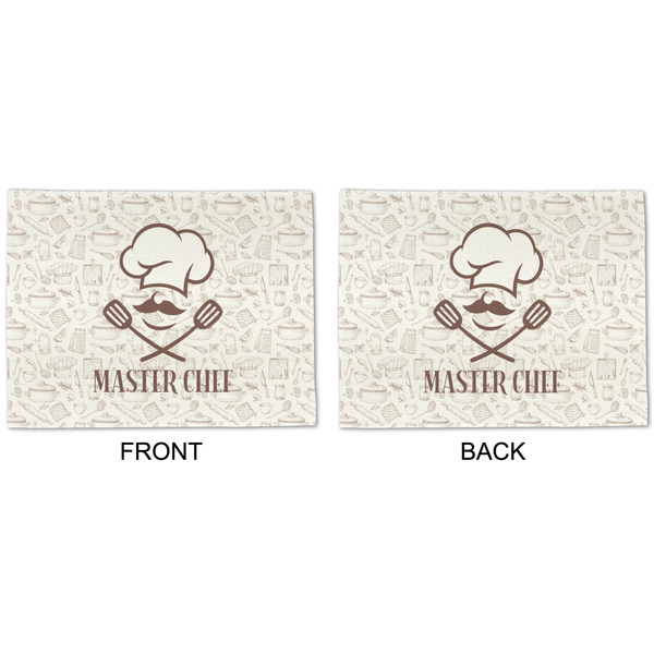 Master Chef Linen Placemat - APPROVAL (double sided)