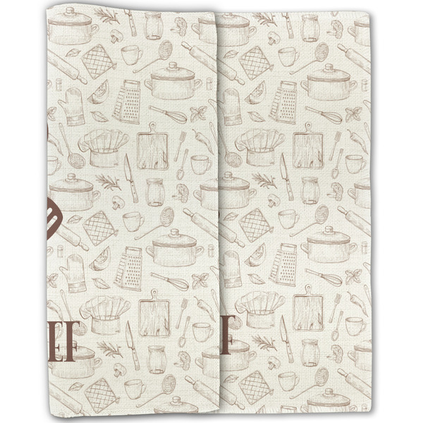 Master Chef Linen Placemat - Folded Half (double sided)