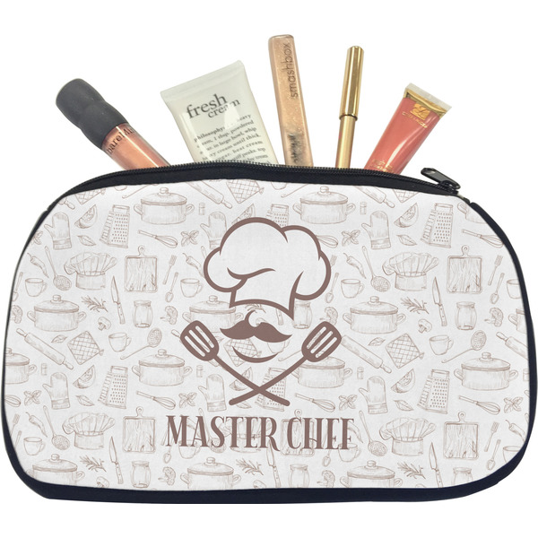 Custom Master Chef Makeup / Cosmetic Bag - Medium w/ Name or Text