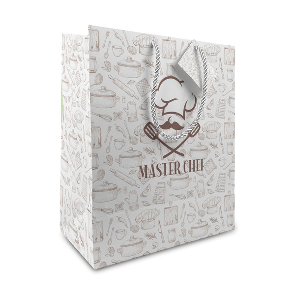 Custom Master Chef Medium Gift Bag (Personalized)