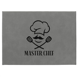 Master Chef Medium Gift Box w/ Engraved Leather Lid (Personalized)