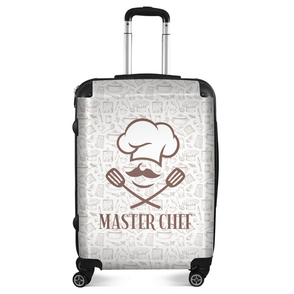 Custom Master Chef Suitcase - 24" Medium - Checked (Personalized)