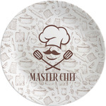 Master Chef Melamine Salad Plate - 8" (Personalized)