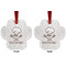 Master Chef Metal Paw Ornament - Front and Back