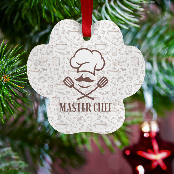 Master Chef Metal Paw Ornament - Lifestyle