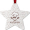 Master Chef Metal Star Ornament - Front