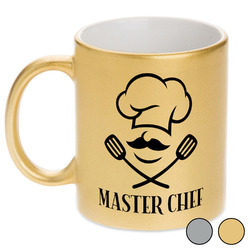Master Chef Metallic Mug (Personalized)