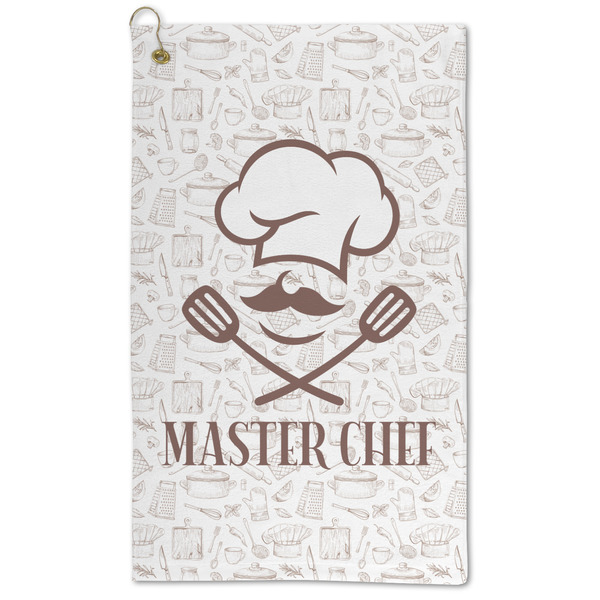 Custom Master Chef Microfiber Golf Towel (Personalized)