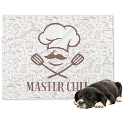 Master Chef Dog Blanket - Large w/ Name or Text