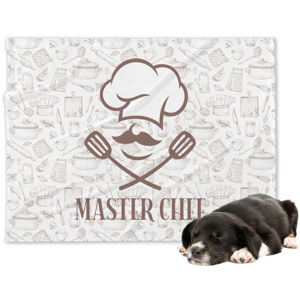 Custom Master Chef Dog Blanket (Personalized)