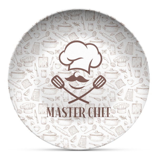 Custom Master Chef Microwave Safe Plastic Plate - Composite Polymer (Personalized)