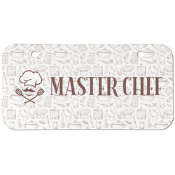 Master Chef Mini/Bicycle License Plate (2 Holes) (Personalized)